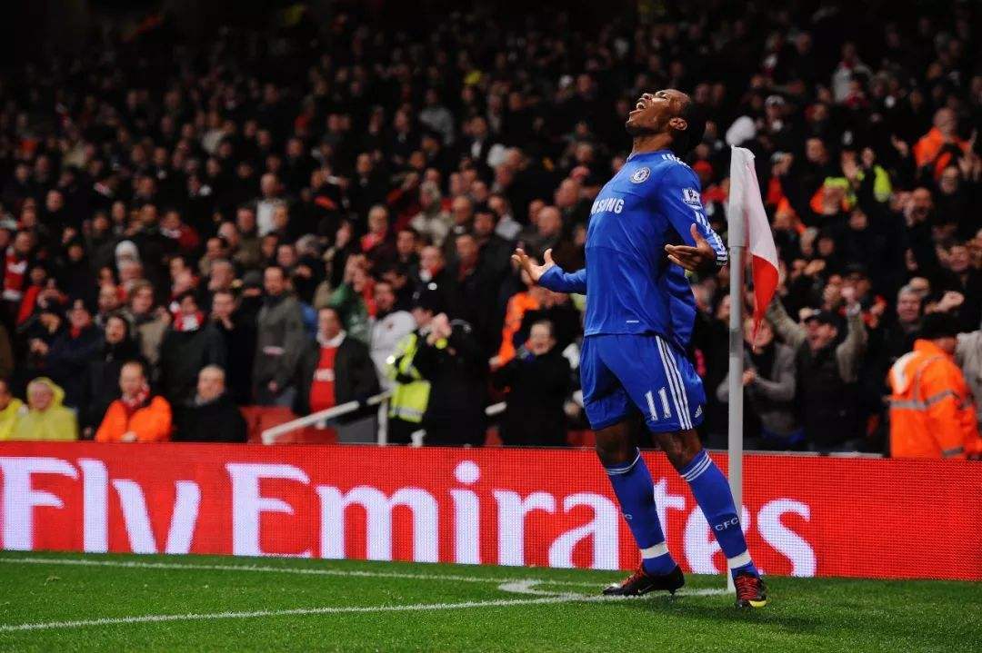  德罗巴对阿森纳进球 